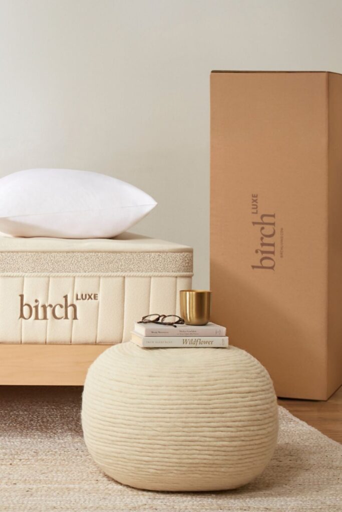 Stop Counting Sheep with a Eco Friendly & Sustainable Mattress Brands Image by Birch Living #sustainablemattress #ecofriendlymattress #sustainablejungle