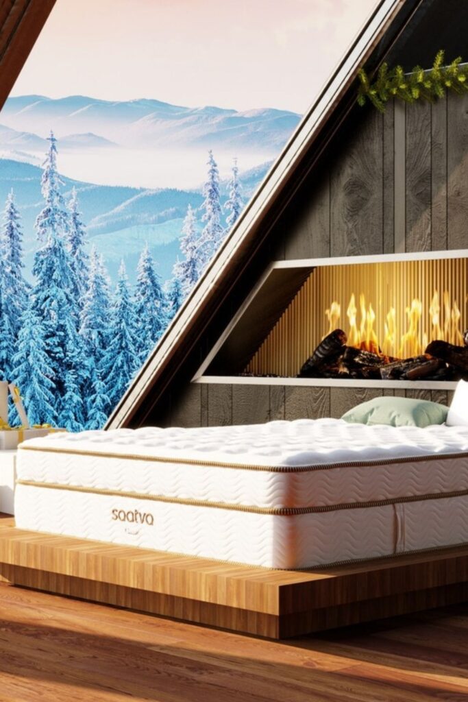 Stop Counting Sheep with a Eco Friendly & Sustainable Mattress Brands Image by Saatva #sustainablemattress #ecofriendlymattress #sustainablejungle