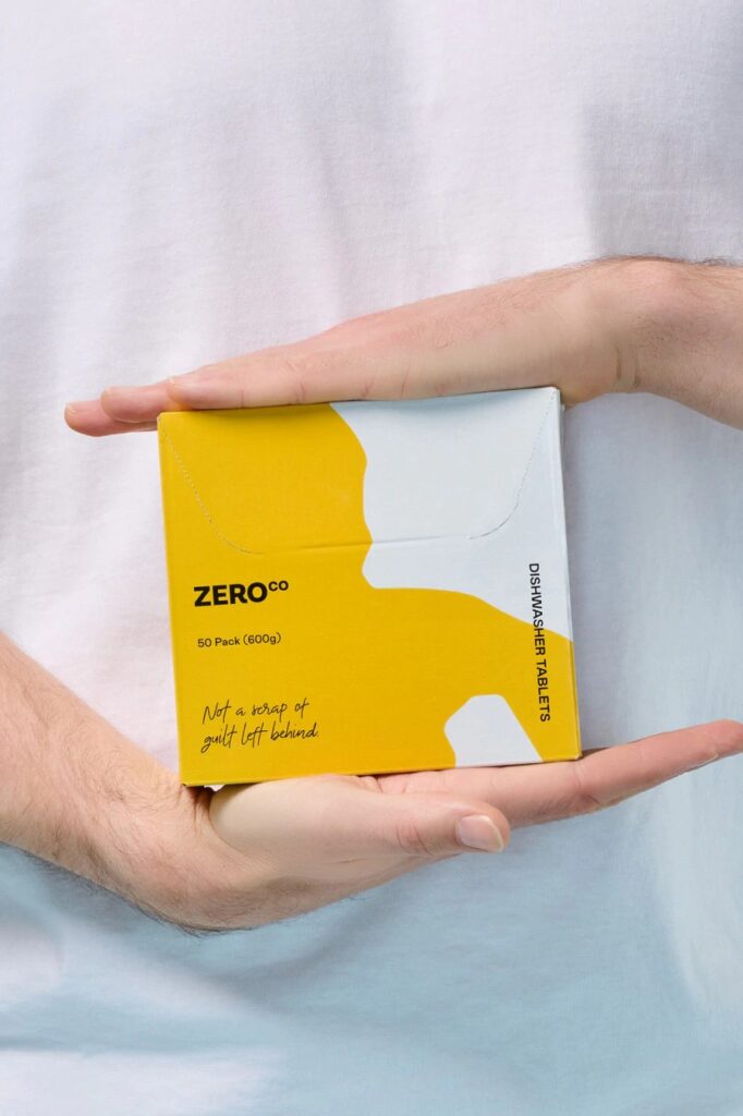 Washing dishes is such a chore. Thank goodness for dishwashers.With eco friendly dishwasher tablets we can take a load off ourselves while also taking a load off the planet. Image by Zero Co #ecofriendlydishwashertablets #ecodishwashertablets #sustainablejungle