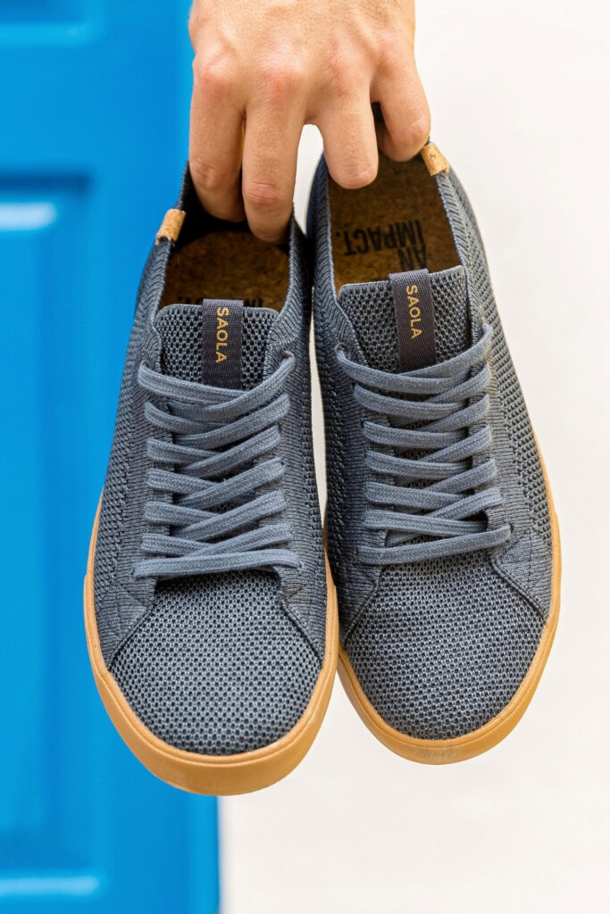 Want to take a stroll down sustainability street with us? Because we’re sole-d on recycled shoes. Tennies made of trash, boots out of… Image by Saola #recycledshoes #recycledmaterialshoes #recycledwaterbottleshoes #recycledshoesbrands #bestrecycledshoes #shoesmadefromrecycledplastic #shoesmadefromrecycledmaterials #shoesmadeofrecycledplastic #sustainablejungle