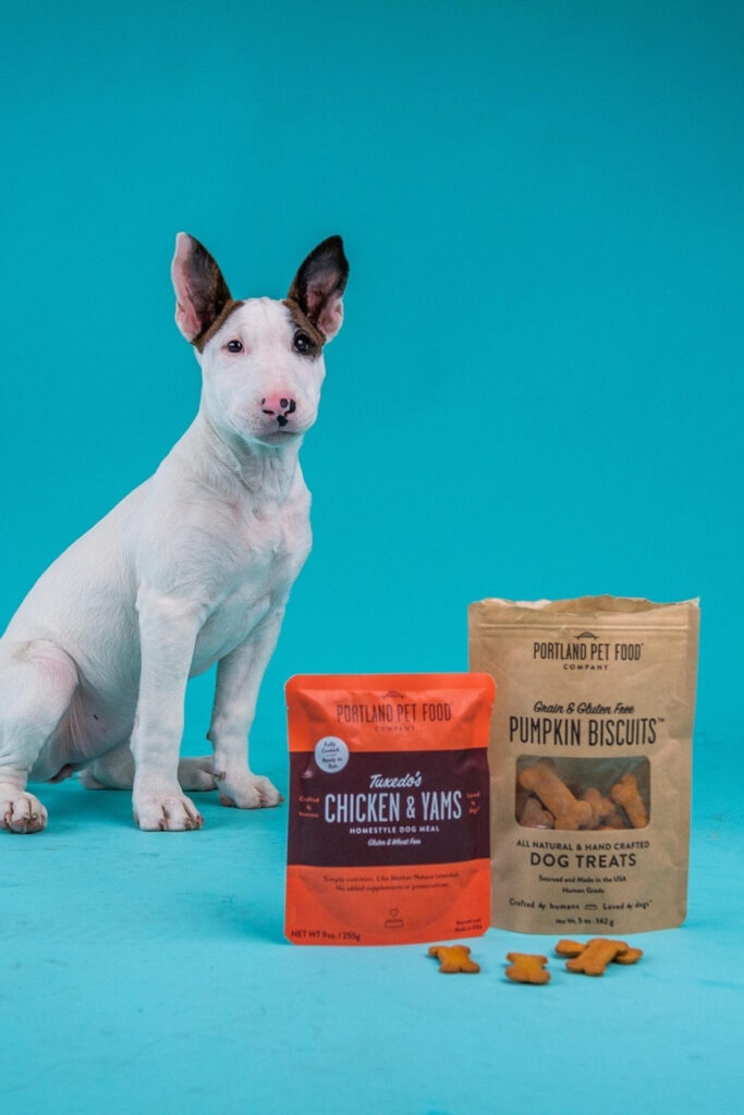 Attention all conscious pet owners: you can help change the world, one sustainable kibble at a time with these eco friendly dog food options. Image by Portland Pet Food Company #ecofriendlydogfood #sustainabledogfood #sustainablejungle