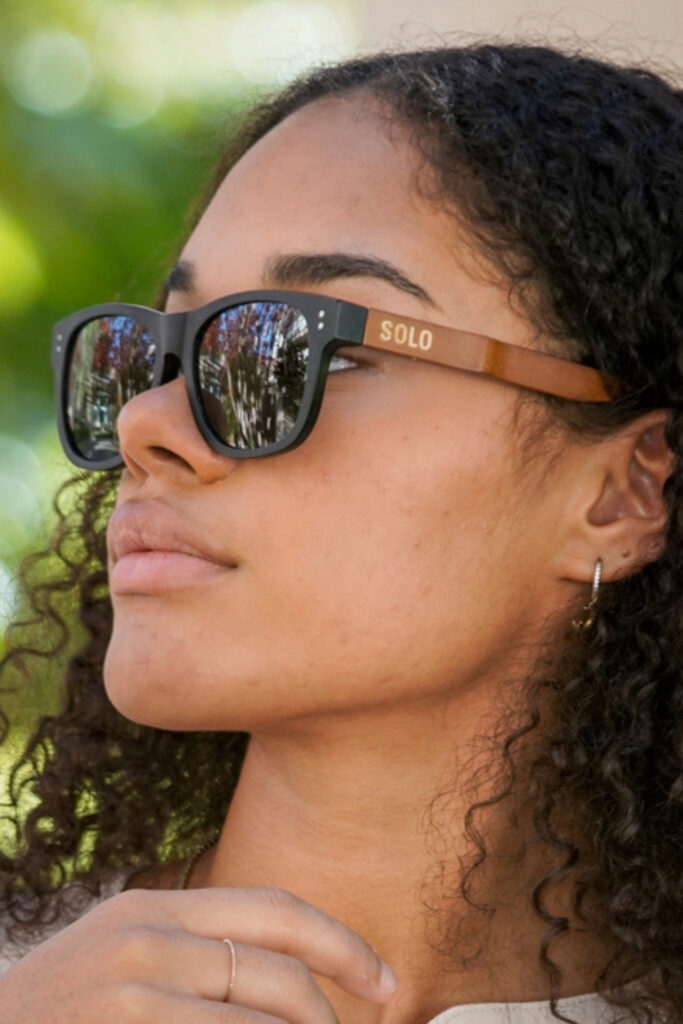 My dog chewed my sunglasses to bits so I have a legitimate reason to buy a new pair of eco friendly sunglasses and, at the same time, shed some light on sustainable sunglasses brands. Image by Solo #ecofriendlysunglasses #sustainablesunglasses #sustainablejungle