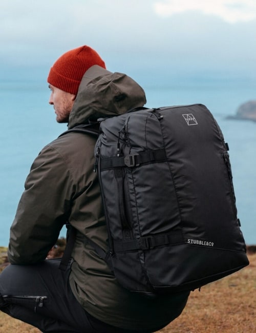 11 Sustainable Backpacks for All Your Eco-Friendly Adventuring Image by Stubble & Co #sustainablebackpacks #bestsustainablebackpacks #ecofriendlybackpacks #ecofriendlybackpacksforschool #sustainablebackpackbrands #sustainablelaptopbackpacks #sustainablejungle