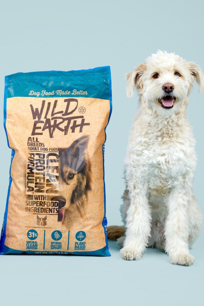 Attention all conscious pet owners: you can help change the world, one sustainable kibble at a time with these eco friendly dog food options. Image by Wild Earth #ecofriendlydogfood #sustainabledogfood #sustainablejungle