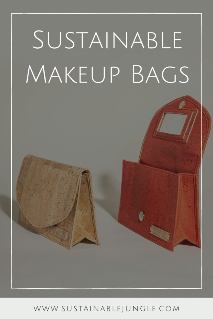 The cat’s out of the sustainable makeup bag. What you put your cosmetics in matters just as much as the cosmetics itself. Like the many… Image by Tiradia Cork #sustainablemakeupbags #bestsustainablemakeupbags #mostsustainablemakeupbags #ecofriendlymakeupbags #recycledmakeupbags #sustainabletoiletrybags #sustainablecosmeticsbags #sustainablejungle