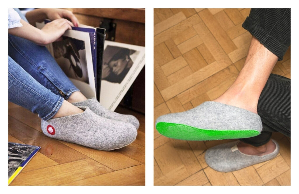 Sustainable Slippers: 11 House Shoes That Help Save Our Shared Home Image by Baabuk #sustainableslippers #bestsustainableslippers #ecofriendlyslippers #ethicalslippers #sustainablejungle