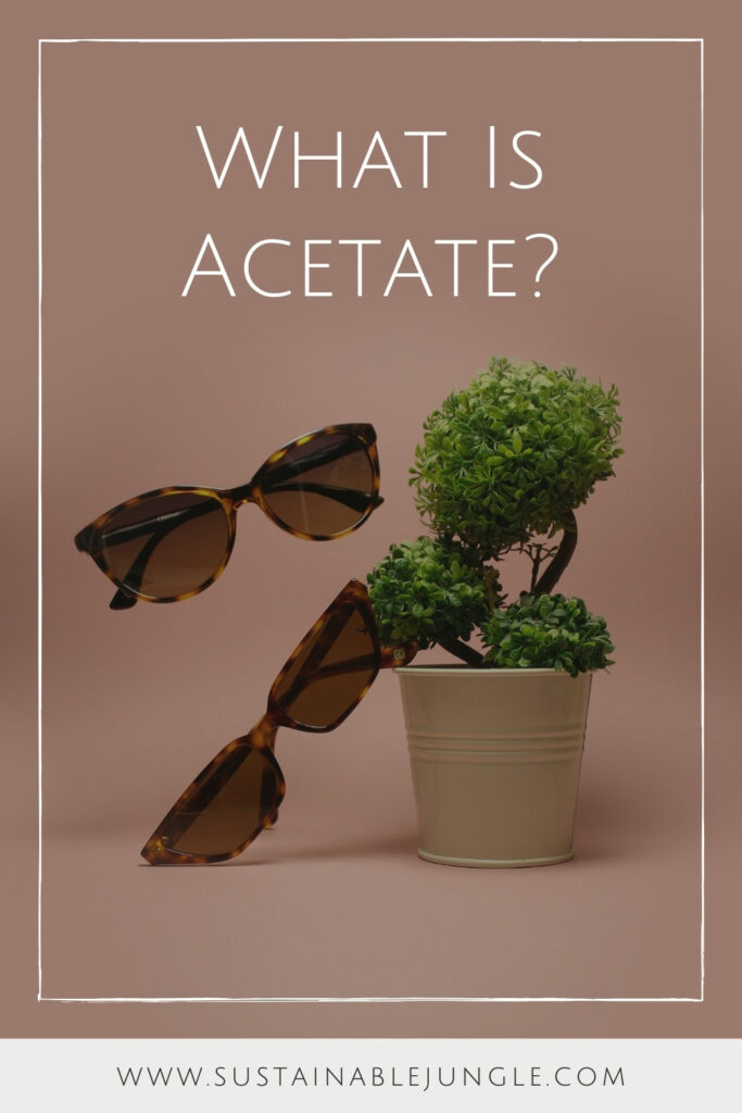 What is acetate? How sustainable is acetate? And what exactly does acetate have to do with hypoallergenic hawksbill sea turtles? We take a deep dive… Image by Apostolos Vamvouras via Unsplash #whatisacetate #acetatematerial #bioacetate #bioacetatematerial #bioacetatesustainable #bioacetateecofriendly #acetatematerialsustainable #sustainablejungle