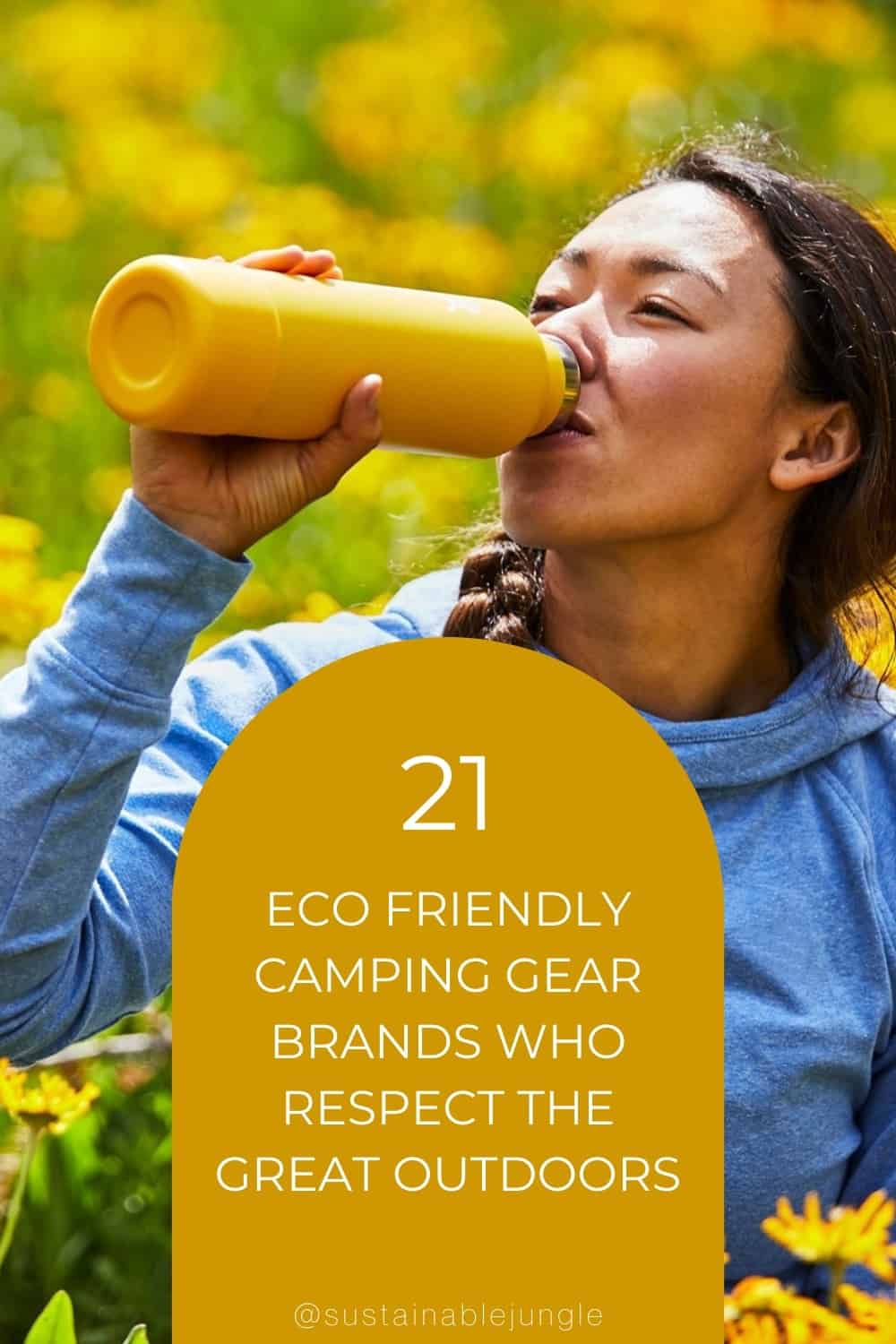 21 Eco Friendly Camping Gear Brands Who Respect The Great Outdoors #ecofriendlycampinggear #ecofriendlycampinggearbrands #usedecofriendlycampinggear #sustainablecampinggear #sustainablecampinggearbrands #bestsustainablecampinggear #environmentallyfriendlycampinggear #sustainablejungle Image by Hydro Flask
