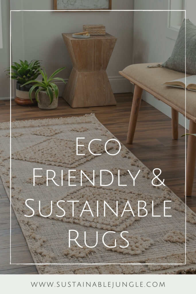 11 Sustainable Rugs To Elevate Your Eco Friendly Home #sustainablerugs #ecofriendlyrugs #ethicalrugs #environmentallyfriendlyrugs #sustainablejungle Image by Boutique Rugs
