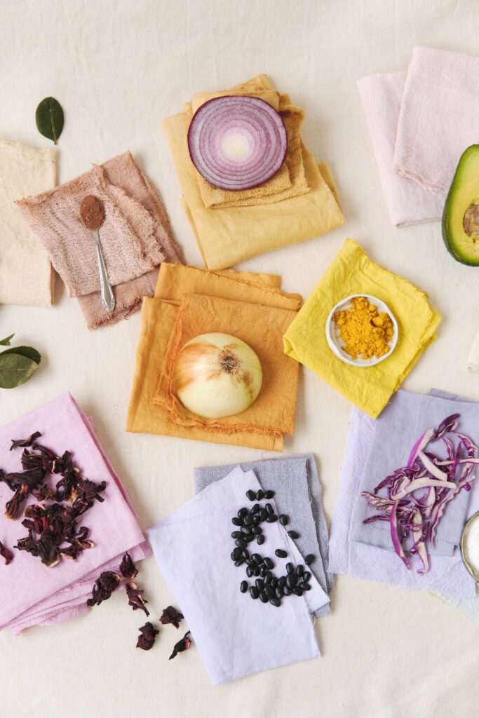 Sustainable Dyes: Is Conscious Color Possible? #sustainabledyes #sustainablefabircdyes #sustainabletetextiledyes #arenaturaldyessustainablle #ecofriendlydyes #lowimpactdyes #sustainablejungle Image by Eliza Alves via Capturenow on Canva Pro