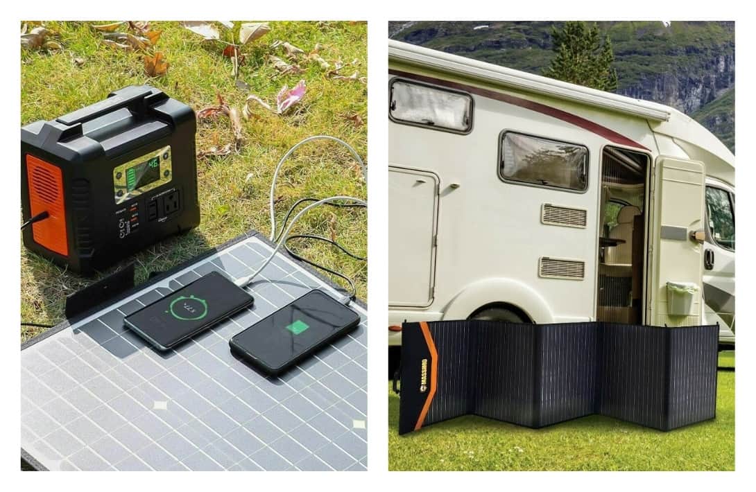 8 Portable Solar Panels For Planet-Friendly Power #portablesolarpanels #bestportablesolarpanels #ecofriendlyportablesolarpanels #sustainableportablesolarpanels #mostsustainableportablesolarpanels #sustainablejungle Image by eBay