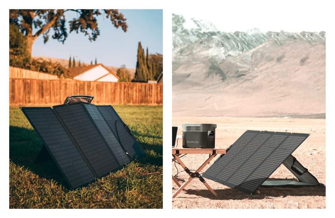 8 Portable Solar Panels For Planet-Friendly Power #portablesolarpanels #bestportablesolarpanels #ecofriendlyportablesolarpanels #sustainableportablesolarpanels #mostsustainableportablesolarpanels #sustainablejungle Image by EcoFlow