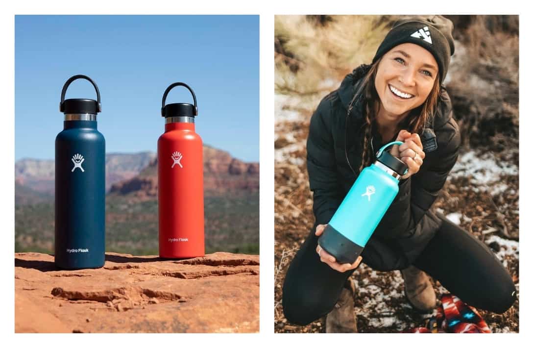21 Eco Friendly Camping Gear Brands Who Respect The Great Outdoors #ecofriendlycampinggear #ecofriendlycampinggearbrands #usedecofriendlycampinggear #sustainablecampinggear #sustainablecampinggearbrands #bestsustainablecampinggear #environmentallyfriendlycampinggear #sustainablejungle Image by Hydro Flask