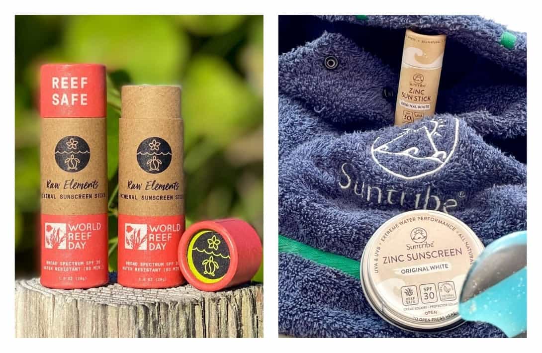 12 Eco Friendly Toiletries Welcome In Any Sustainable Bathroom #ecofriendlytoiletries #mensecofriendlytoiletries #womensecofriendlytoiletries #bestecofriendlytoiletries #ecofriendlytoiletryproducts #sustainabletoiletries #sustainablejungle Images by Raw Elements and Suntribe