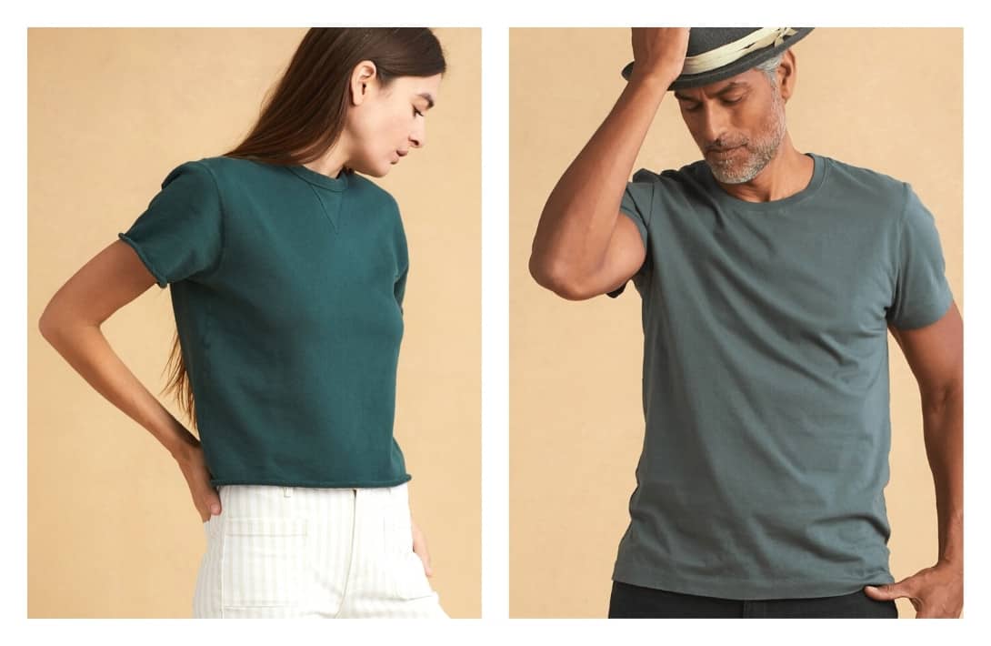 9 Sustainable T-Shirts That Are Tee-Rifficly Eco-Friendly #ecofriendlytshirts #sustainabletshirts #ethicaltshirts #fairtradetshirts #environmentallyfriendlytshirts #sustainablejungle Images by The Classic T-Shirt Company