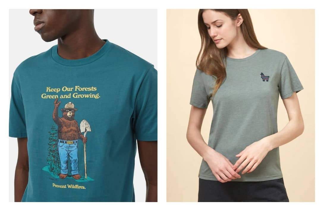 9 Sustainable T-Shirts That Are Tee-Rifficly Eco-Friendly #ecofriendlytshirts #sustainabletshirts #ethicaltshirts #fairtradetshirts #environmentallyfriendlytshirts #sustainablejungle Images by tentree