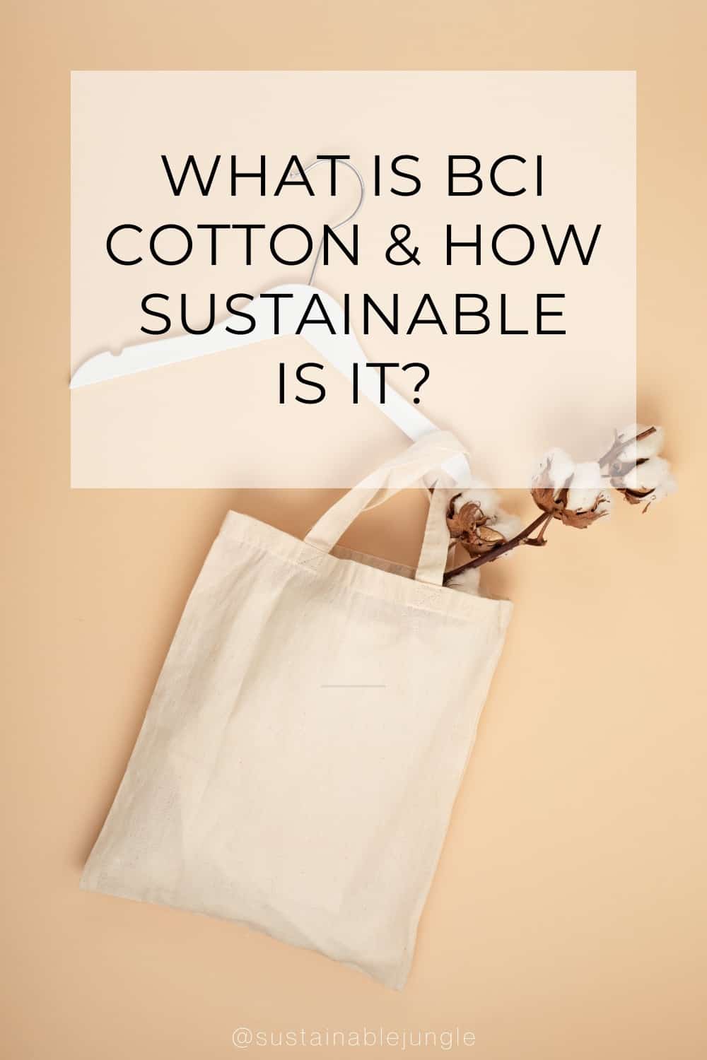 What Is BCI Cotton & How Sustainable Is It? #whatisbcicotton #whatisthebcicottonstandard #isbcicottonsustainable #isbcicottonethical #howsustainableisbcicotton #howethicalisbcicotton #bcicottonvsorganiccotton #sustainablejungle Image by netrun78 via Getty Images on Canva Pro