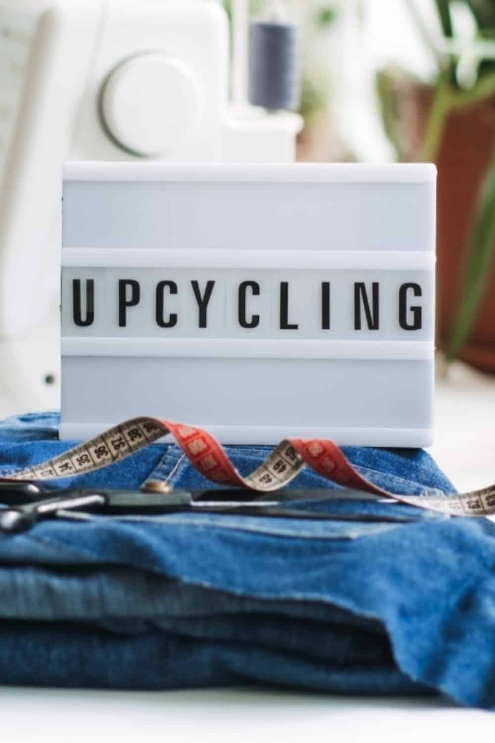 Zero waste fashion brands and designers are embracing the concept of circularity. But what is upcycled clothing and what are the benefits of upcycling… Image by Irynakhabliuk via Canva Pro #whatisupcycledclothing #whatisupcycledfashion #whatarethebenefitsofupcycledclothing #upcyclingvsrecycling #upcyclingvsdowncycling #sustainablejungle