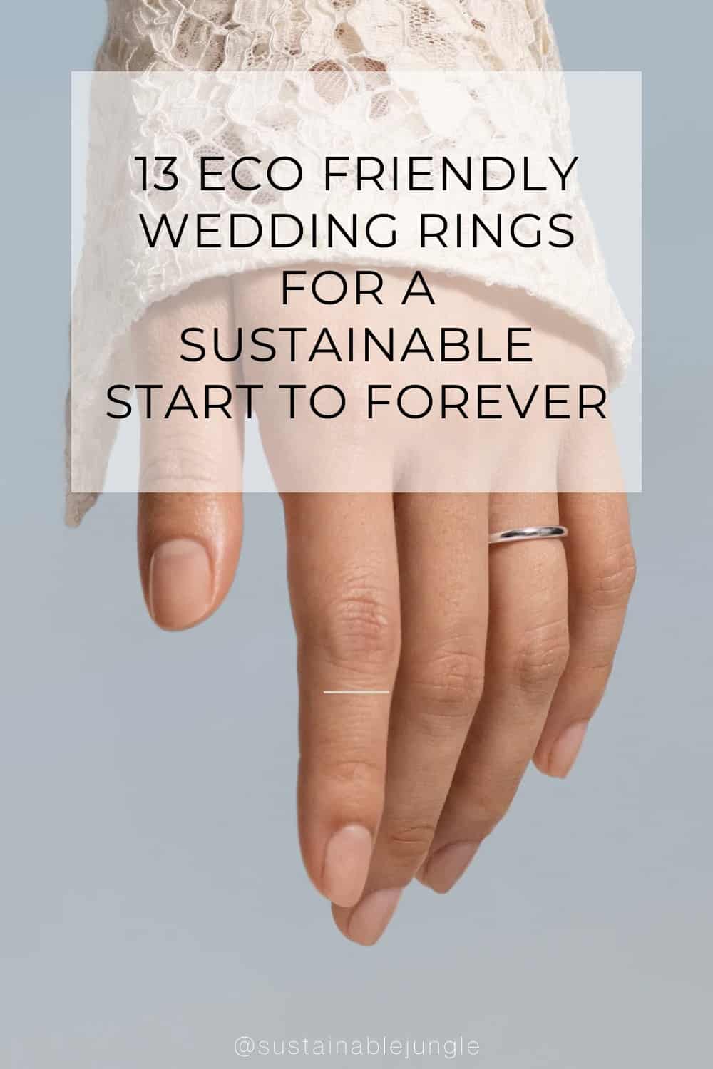 13 Eco Friendly Wedding Rings For A Sustainable Start to Forever #ecofriendlyweddingrings #bestecofriendlyweddingrings #ecoweddingrings #ecofriendlyweddingbands #sustainableweddingrings #recycledweddingrings #ethicalweddingrings #environmentallyfriendlyweddingrings #sustainablejungle Image by Oscar Massin