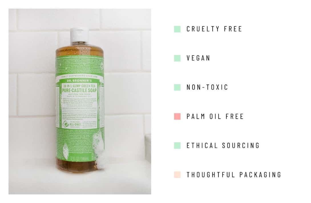 Body Wash Refills: 11 Zero Waste Ways To A Sustainable Scrub #bodywashrefills #bulkbodywashrefills #bodywashrefillpouch #bodywashrefillpack #zerowastebodywashrefills #bestbodywashrefills #zerowastebodywash #bestzerowastebodywash #zerowasteliquidbodywash #menszerowastebodywash #sustainablejungle Image by Dr. Bronner's