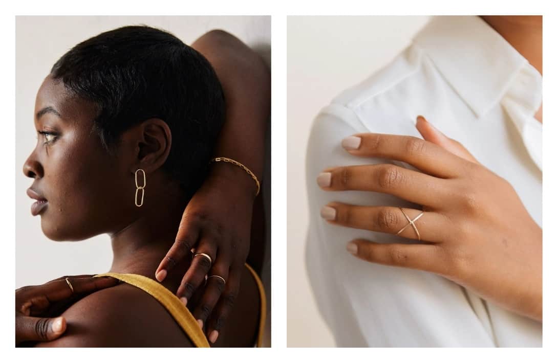 13 Sustainable Jewelry Brands For The Most Ethical Bling #sustainablejewelrybrands #ethicaljewelrybrands #ethicalfinejewelrybrands #ecofriendlyjewelry #ecofriendlysustainablejewelrybrands #sustainablejungle Images by ABLE