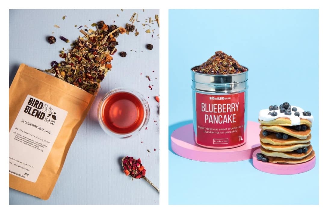 11 Zero Waste Tea Companies Brewing Plastic Free Cuppas #zerowastetea #zerowasteteacompanies #zerowasteteabrands #zerowasteteabags #zerowasteteapackaging #bestzerowastetea #zerowastetealeaves #sustainablejungle Images by Bird & Blend Tea Co.