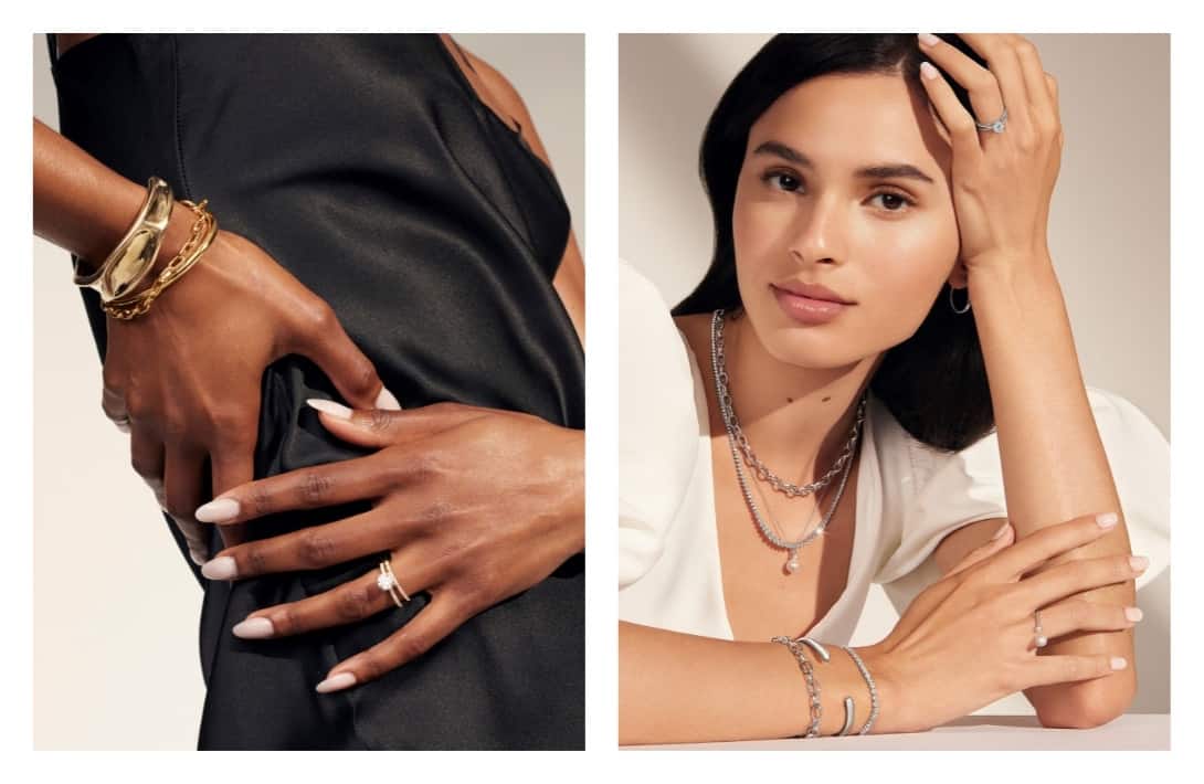 11 Conscious Jewelry Brands You Can Covet With A Clear Conscience #consciousjewelry #ecoconsciousjewelry #whatisconsciousjewelry #sociallyconsciousjewelry #earthconsciousjewelry #jewelryfortheecoconscious #consciousjewelrybrands #bestconsciousjewelry #sustainablejungle Images by Brilliant Earth