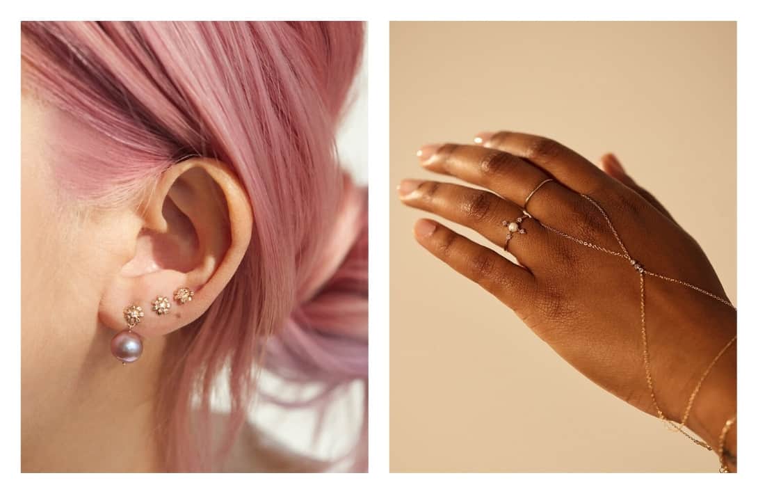 11 Conscious Jewelry Brands You Can Covet With A Clear Conscience #consciousjewelry #ecoconsciousjewelry #whatisconsciousjewelry #sociallyconsciousjewelry #earthconsciousjewelry #jewelryfortheecoconscious #consciousjewelrybrands #bestconsciousjewelry #sustainablejungle Images by Catbird