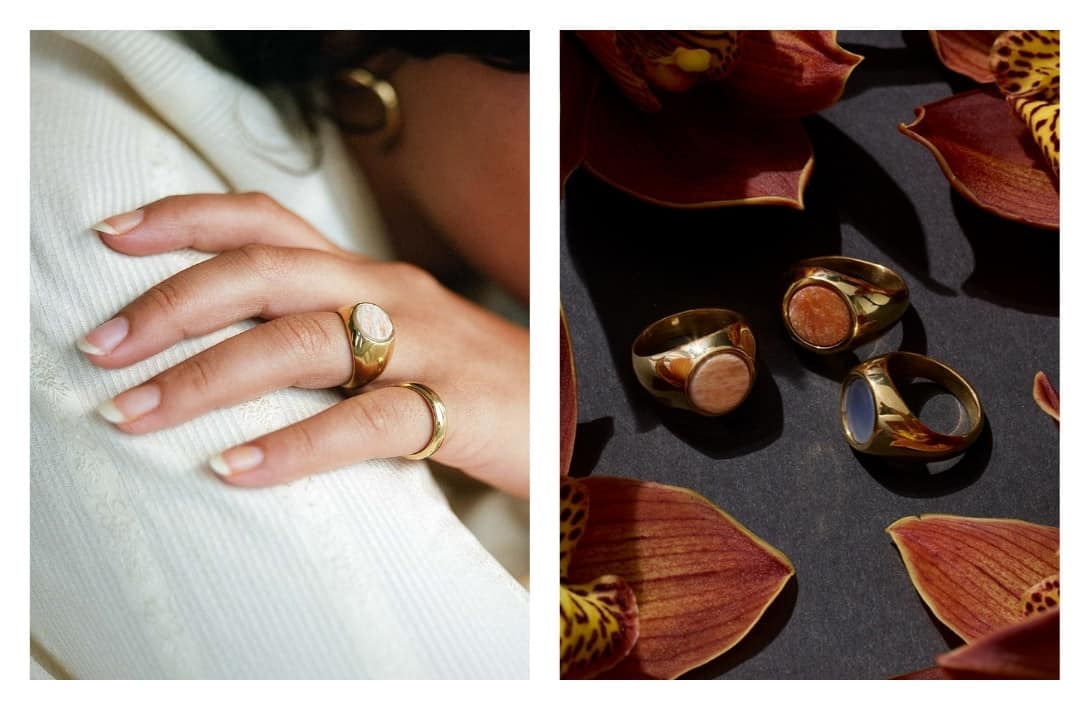13 Sustainable Jewelry Brands For The Most Ethical Bling #sustainablejewelrybrands #ethicaljewelrybrands #ethicalfinejewelrybrands #ecofriendlyjewelry #ecofriendlysustainablejewelrybrands #sustainablejungle Images by Raven + Lily