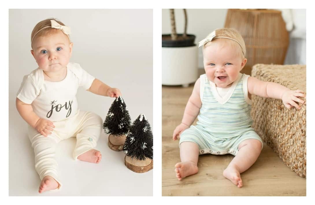 Sustainable Baby Clothes: 9 Brands For The Best Organic Snuggles #sustainablebabyclothes #organicbabyclothes #ecofriendlybabyclothes #ethicalbabyclothes #sustainablejungle Images by Finn + Emma