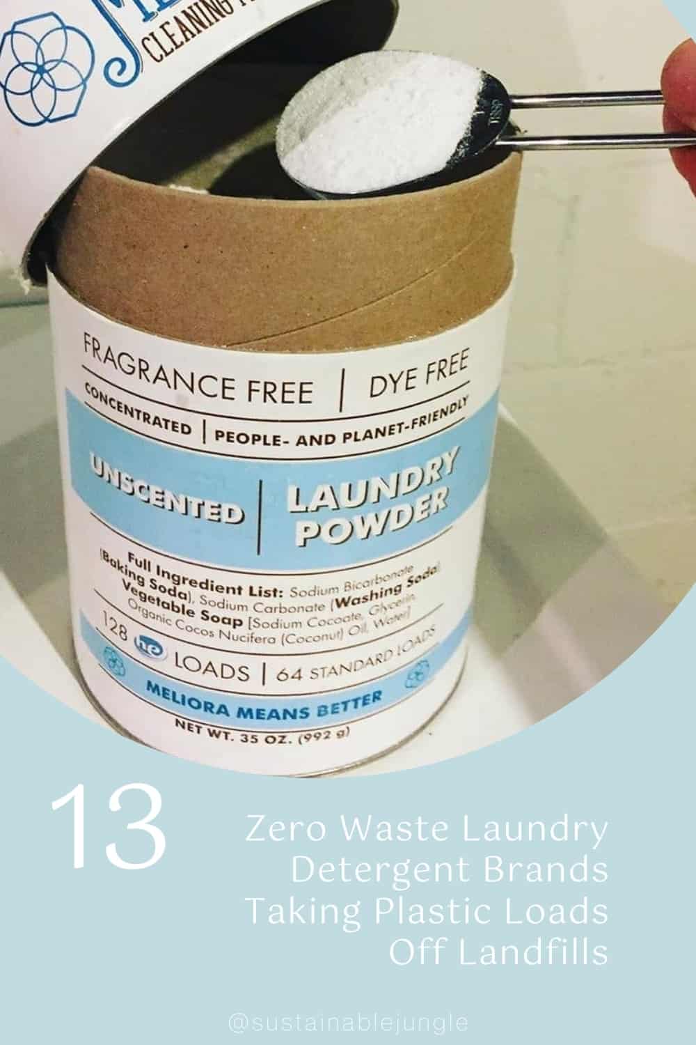 Zero Waste Laundry Detergent Brands Taking Plastic Loads Off Landfills #zerowatelaundrydetergent #bestzerowatelaundrydetergent #plasticfreelaundrydetergent #zerowatelaundrydetergentbrands #sustainablejugle Image by Kind Laundry