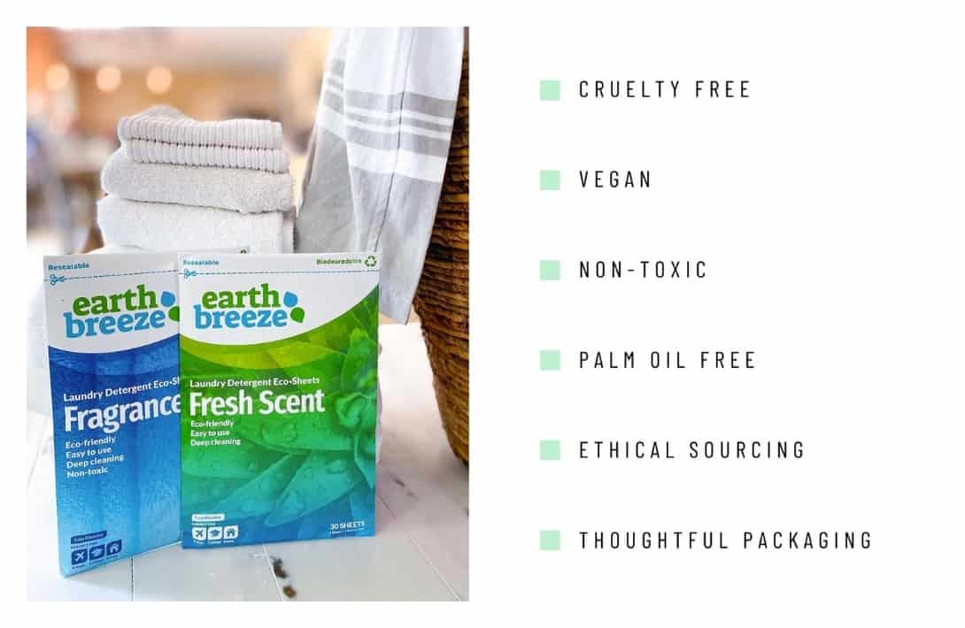 Natural Laundry Detergents For A Low Impact Laundry Day #naturallaundrydetergents #bestnaturallaundrydetergents #naturallaundrydetergentbrands #organiclaundrydetergents #nontoxiclaundrydetergents #sustainablejungle Image by Earth Breeze