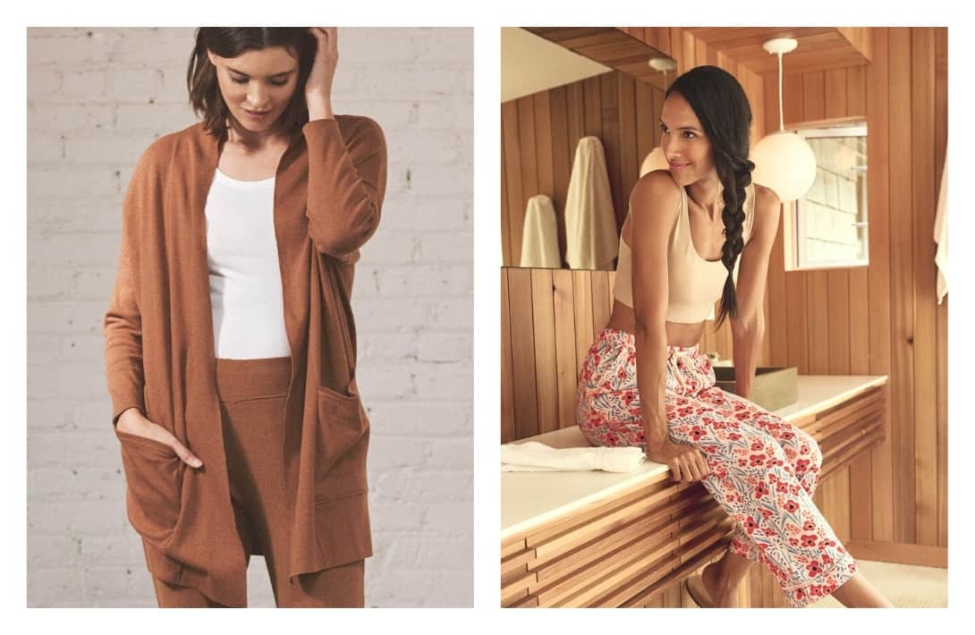 Sustainable Pajamas & Sleepwear Brands Hitting The Ethical Snooze Button #sustainablepajamas #sustainablepajamasformen #sustainablepajamasforwomen #bestsustainablepajamas #ethicalpajamas #ecofriendlypajamas #sustainablejungle Images by Pact