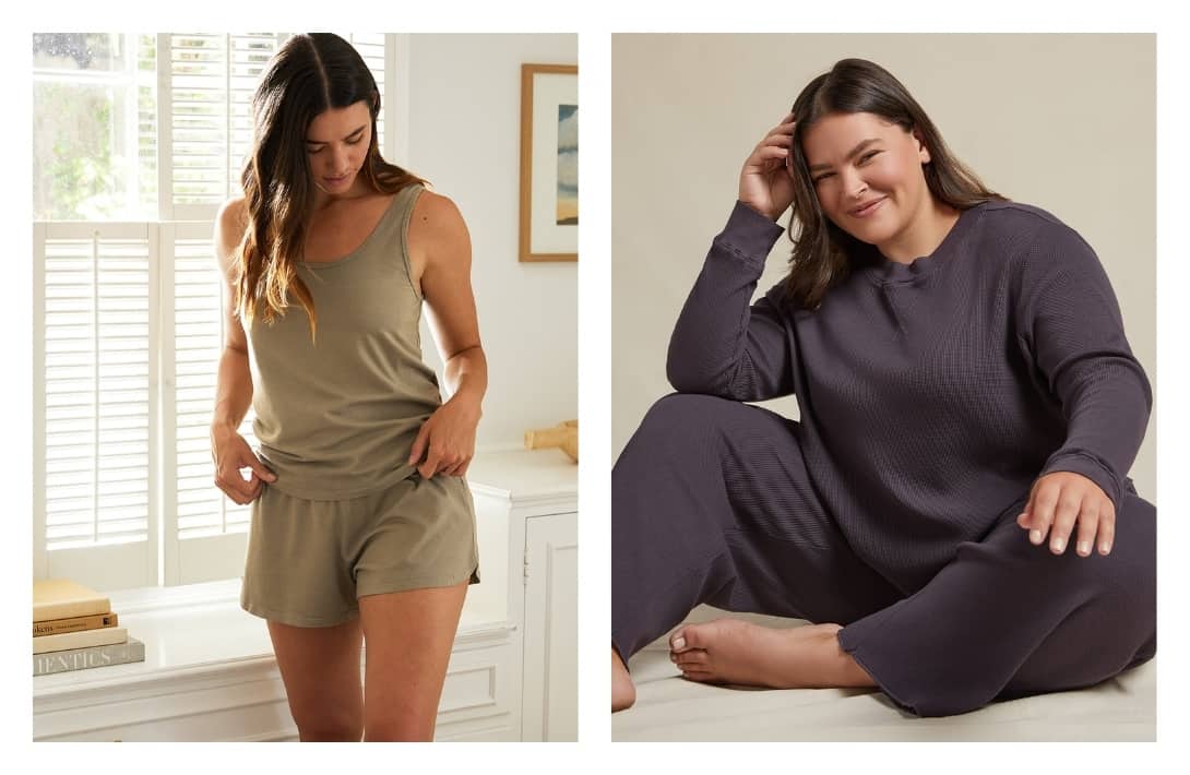 Sustainable Pajamas & Sleepwear Brands Hitting The Ethical Snooze Button #sustainablepajamas #sustainablepajamasformen #sustainablepajamasforwomen #bestsustainablepajamas #ethicalpajamas #ecofriendlypajamas #sustainablejungle Images by MATE the Label