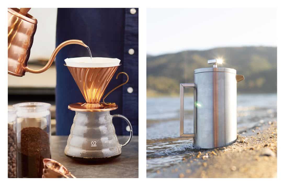 31 Low & Zero Waste Gifts For Every Plastic Free Present List Images by Coletti Coffee and HARIO #zerowastegifts #sustainablejungle