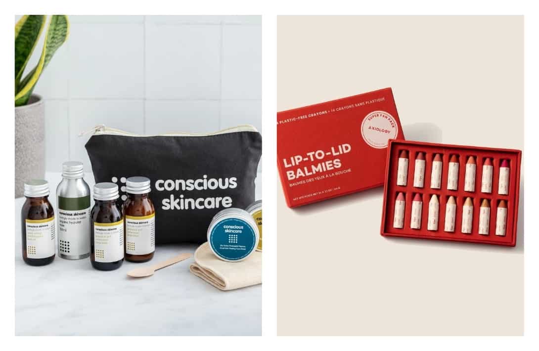 23 Gifts For Minimalists: When Less Is So Much More #giftsforminimalists #minimalistgifts #bestminimalistgifts #minimalistgiftsforher #minimalistchristmasgifts #christmasgiftsforminimalists #sustainablejungle Images by Conscious Skincare & Axiology