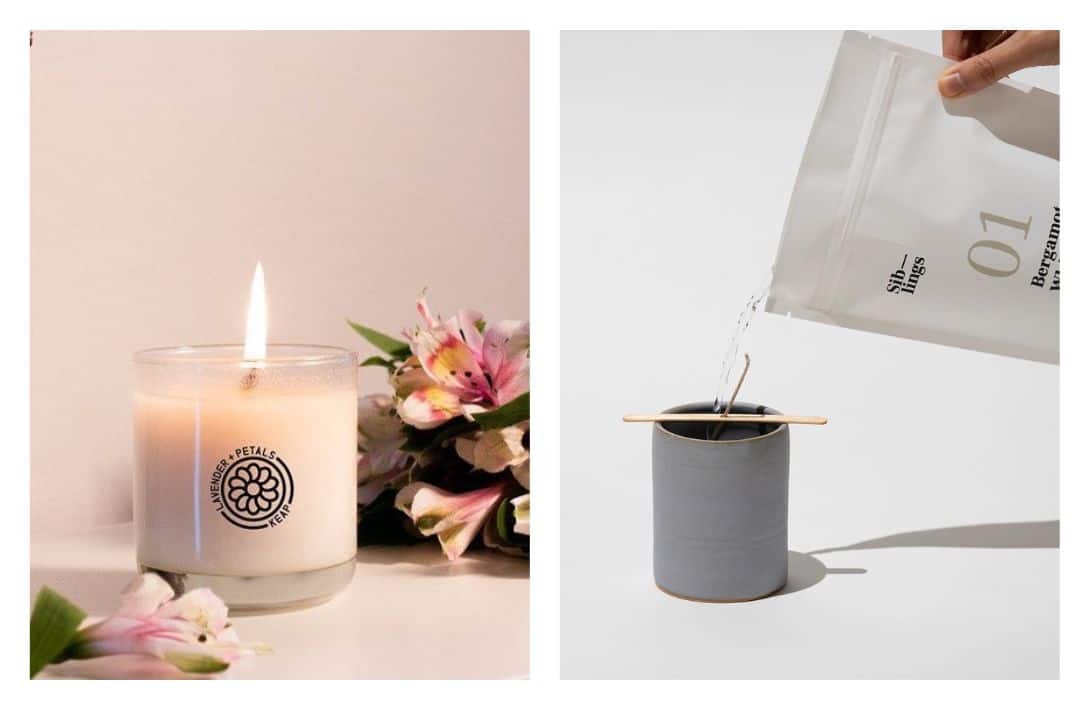 31 Low & Zero Waste Gifts For Every Plastic Free Present List Images by Keap Candles and Siblings #zerowastegifts #sustainablejungle