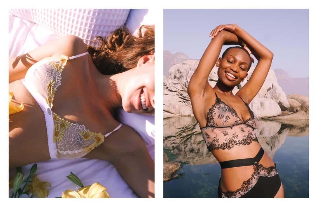 13 Ethical & Sustainable Lingerie Brands For Conscious Sex Appeal #sustainablelingerie #sustainablelingeriebrands #bestsustainablelingerie #ethicallingerie #organiclingerie #ecofriendlylingerie #sustainablejungle Images by Nette Rose