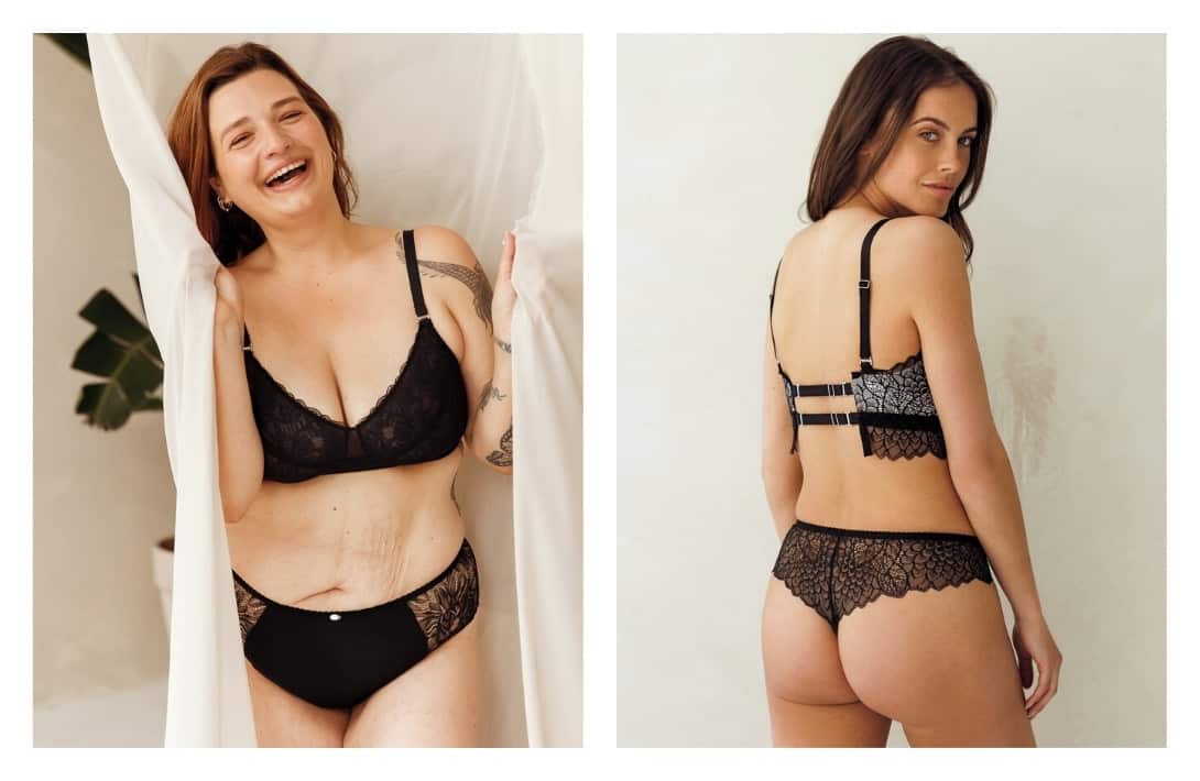 13 Ethical & Sustainable Lingerie Brands For Conscious Sex Appeal #sustainablelingerie #sustainablelingeriebrands #bestsustainablelingerie #ethicallingerie #organiclingerie #ecofriendlylingerie #sustainablejungle Images by Savara Intimates