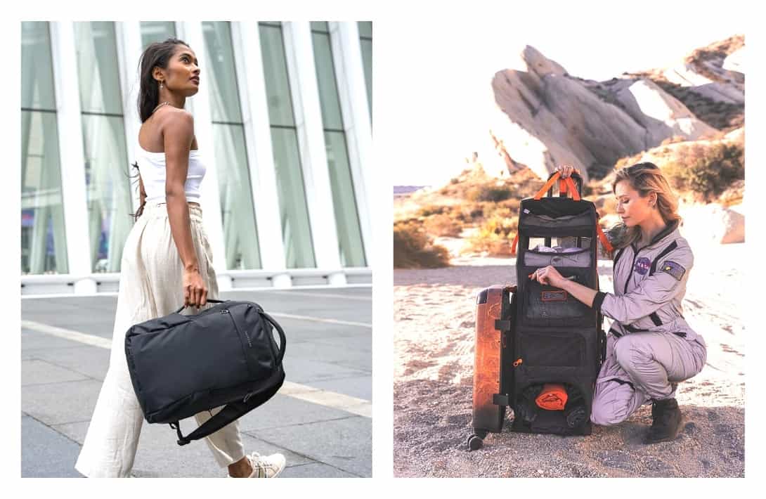 9 Sustainable Luggage Brands To Pack For The Planet #SustainableLuggageBrands #SustainableLuggage #ecofriendlyLuggage #bestecofriendlyLuggage #sustainablejungle Images by Solgaard