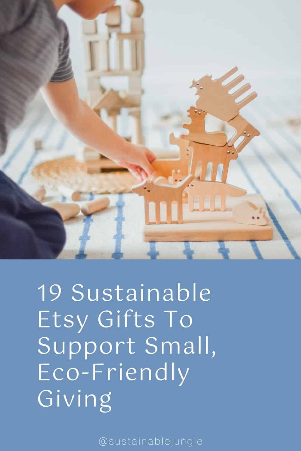 19 Sustainable Etsy Gifts To Support Small, Eco-Friendly Giving #sustainableetsygifts #bestsustainableetsygifts #sustainablechristmasetsygifts #ecofriendlyetsygifts #sustainablejungle Image by LisLis Toys