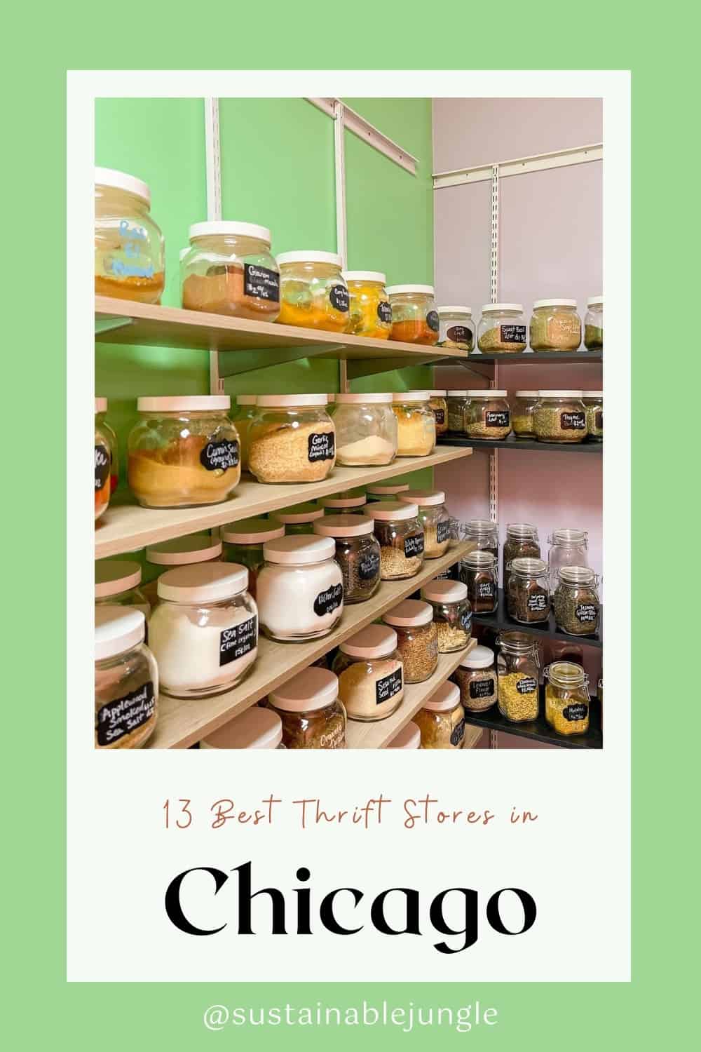 11 Zero Waste Stores in Chicago For All Your Bulk & Package Free Shopping Needs #ZeroWasteStoresinChicago #ZeroWasteStoresChicago #ChicagoZeroWasteStores #bulkstoreschicago #sustainablejungle Image by Eco & The Flamingo