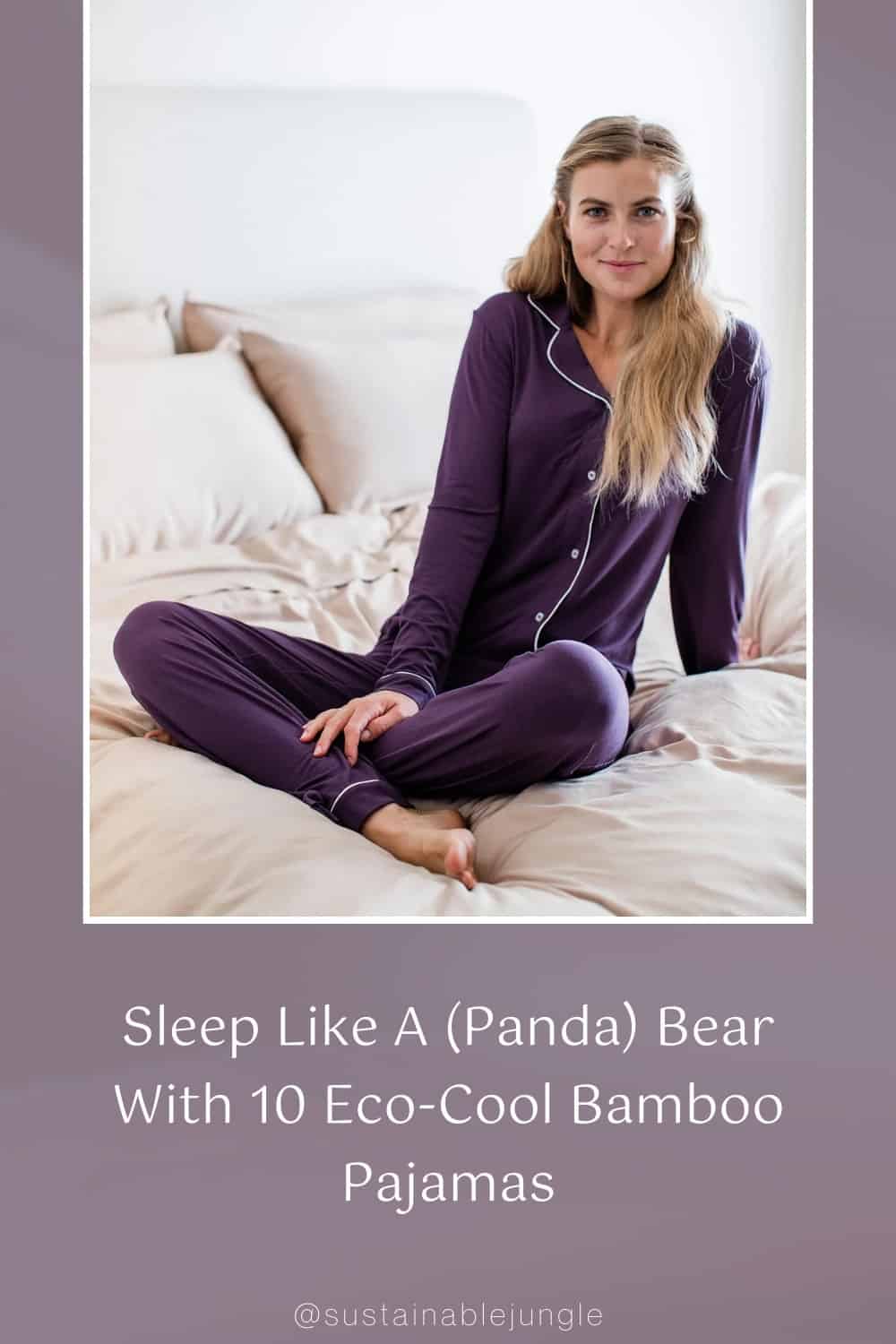 Sleep Like A (Panda) Bear With 10 Eco-Cool Bamboo Pajamas #bamboopajamas #womensbamboopajamas #bestbabybamboopajamas #organicbamboopajamas #bamboopajamasets #bamboosleepwear #sustainablejungle Image by YALA