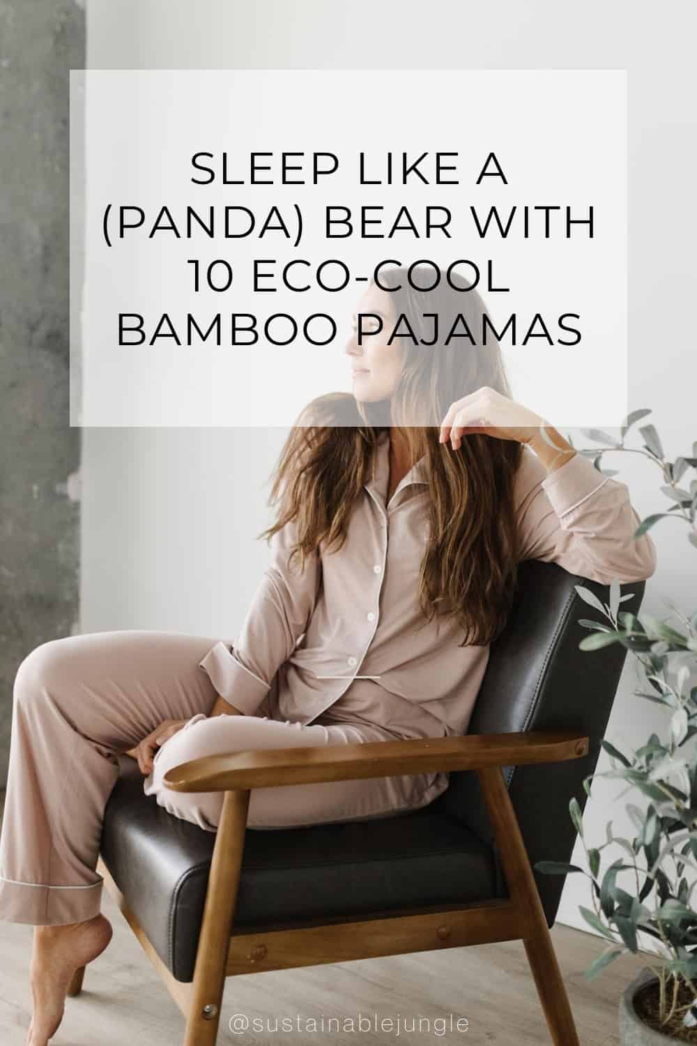 Sleep Like A (Panda) Bear With 10 Eco-Cool Bamboo Pajamas #bamboopajamas #womensbamboopajamas #bestbabybamboopajamas #organicbamboopajamas #bamboopajamasets #bamboosleepwear #sustainablejungle Image by Cozy Earth