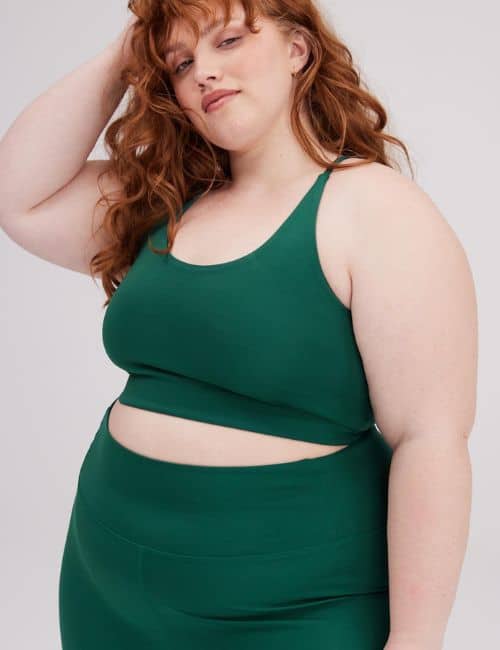 9 Sustainable Bras Supporting You And Mother Earth Image by Girlfriend Collective #sustainablebras #sustainablebra #bestsustainablebras #organicbras #organiccottonbras #ecofriendlybras #ethicalbras #sustainablejungle