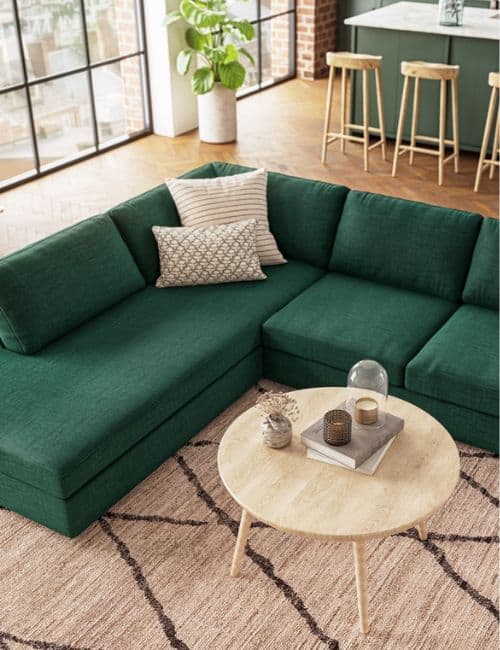 9 Eco-Friendly Sofas & Couches For The Best Sustainable Staycation Image by Medley #ecofriendlycouches #ecofriendlysofas #ecofriendlysofabed #ecofriendlysectionalcouches #sustainablecouches #sustainablesofas #sustainablejungle