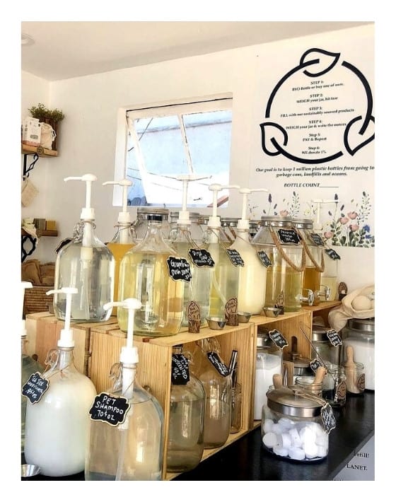 16 Zero Waste Stores In Los Angeles For All Your Bulk Refill Needs #zerowastestoresLosAngeles#zerowastestoresinLosAngeles #bestzerowastestoresLos Angeles #plasticfreetoresLos Angeles #bulktoresLos Angeles #sustainablejungle Image by Prostainable