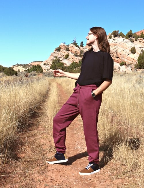 Eco-Conscious Slim Sweatpants