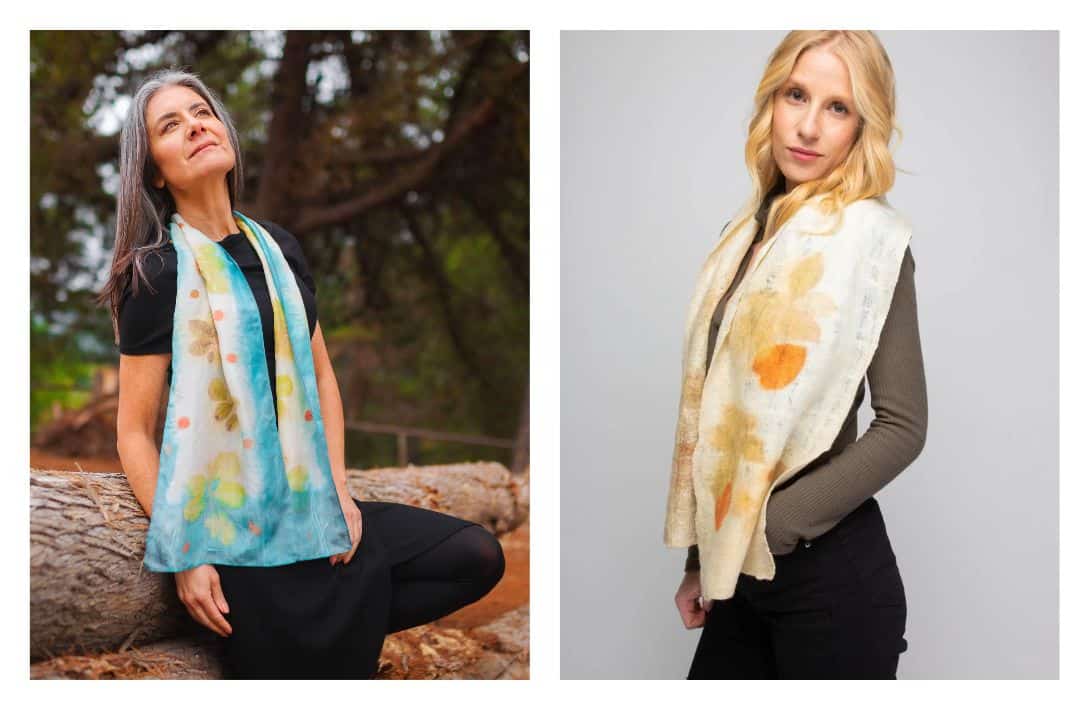 9 Eco-Friendly & Sustainable Scarves To Stay Warm & Keep Our Planet Cool Images by Aukala #sustainablescarves #sustainablescarf #ecofriendlyscarves #fairtradescarves #ethicalscarves