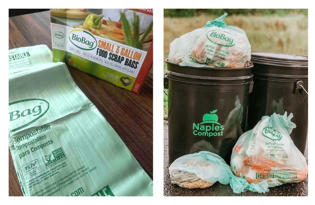 9 Best Compostable & Biodegradable Trash Bags To Greenify Garbage Day #biodegradabletrashbags #biodegradablegarbagebags #compotabletrashbags #compostablegarbagebags #bestbiodegradabletrashbags #bestcompostabletrashbags #sustainablejungle Images by BioBag